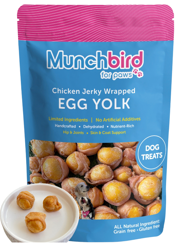 Munchbird Egg Yolk Dehydrated Dog Treats