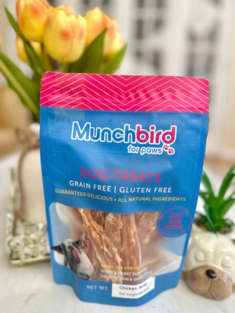 dehydrated chicken strips for dogs, Munchbird Chicken Jerky for Dogs