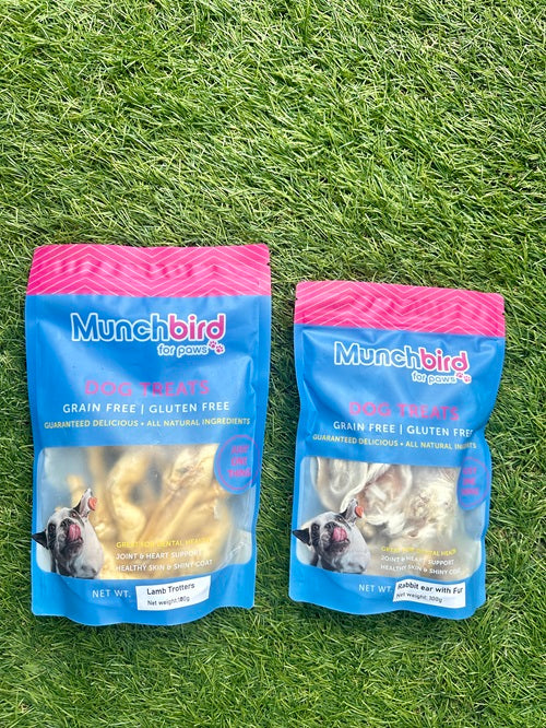 Value Pack: Lamb Trotter & Rabbit Ears Dog Treats, Dental Treats Combo, Single Ingredient, All Natural Dog Treats